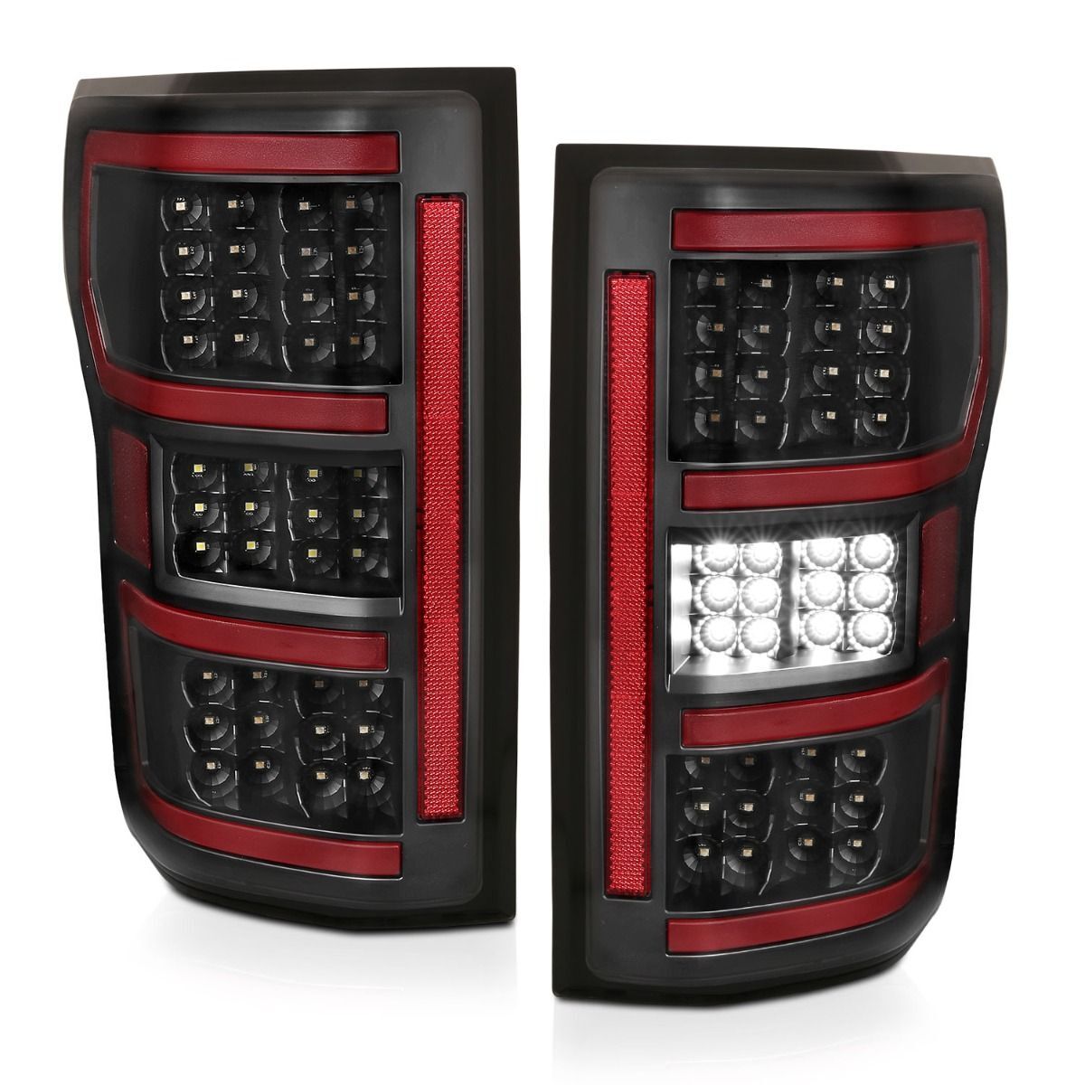 2018-2020 Ford F-150 Anzo LED Tail Lights Black