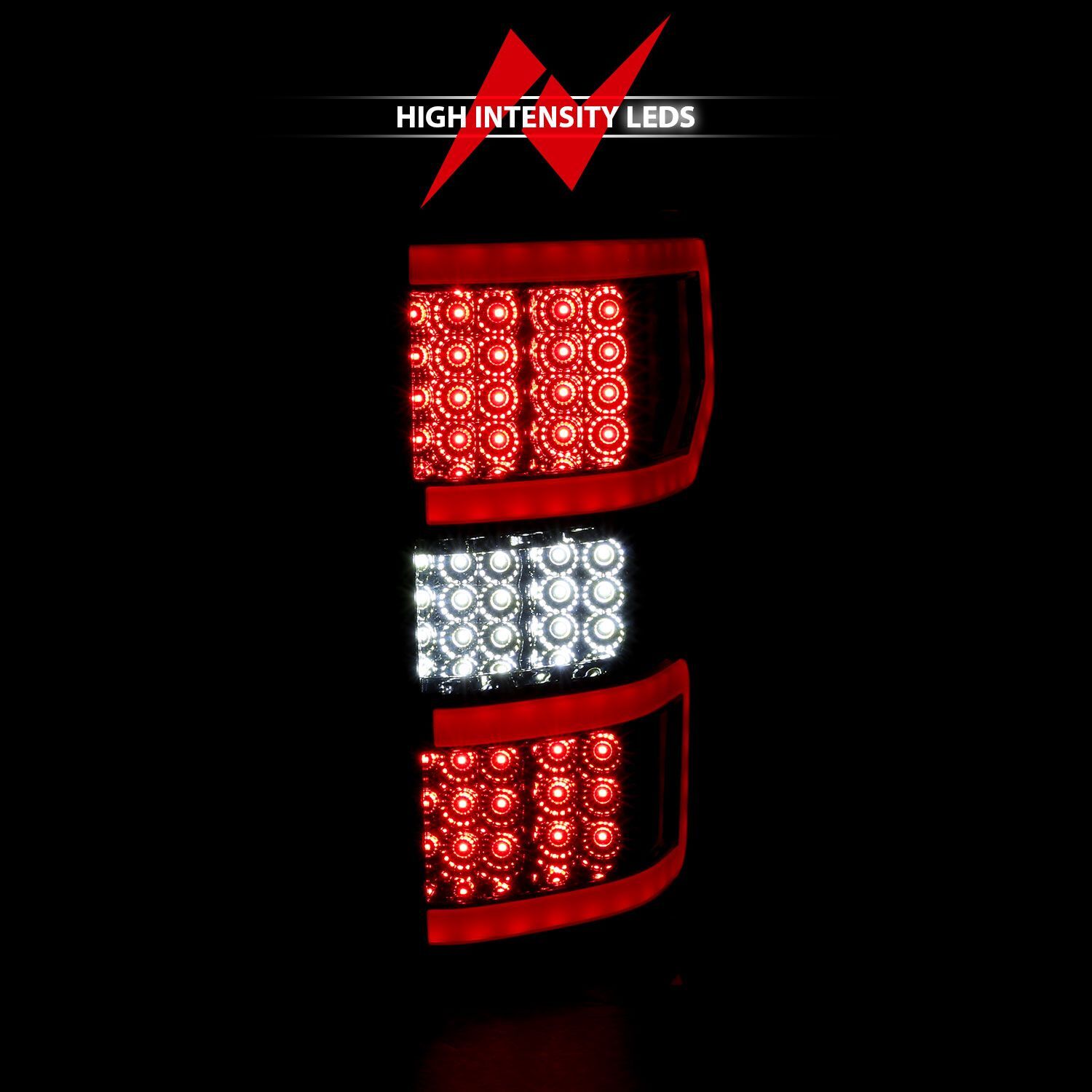 2018-2020 Ford F-150 Anzo LED Tail Lights Smoke