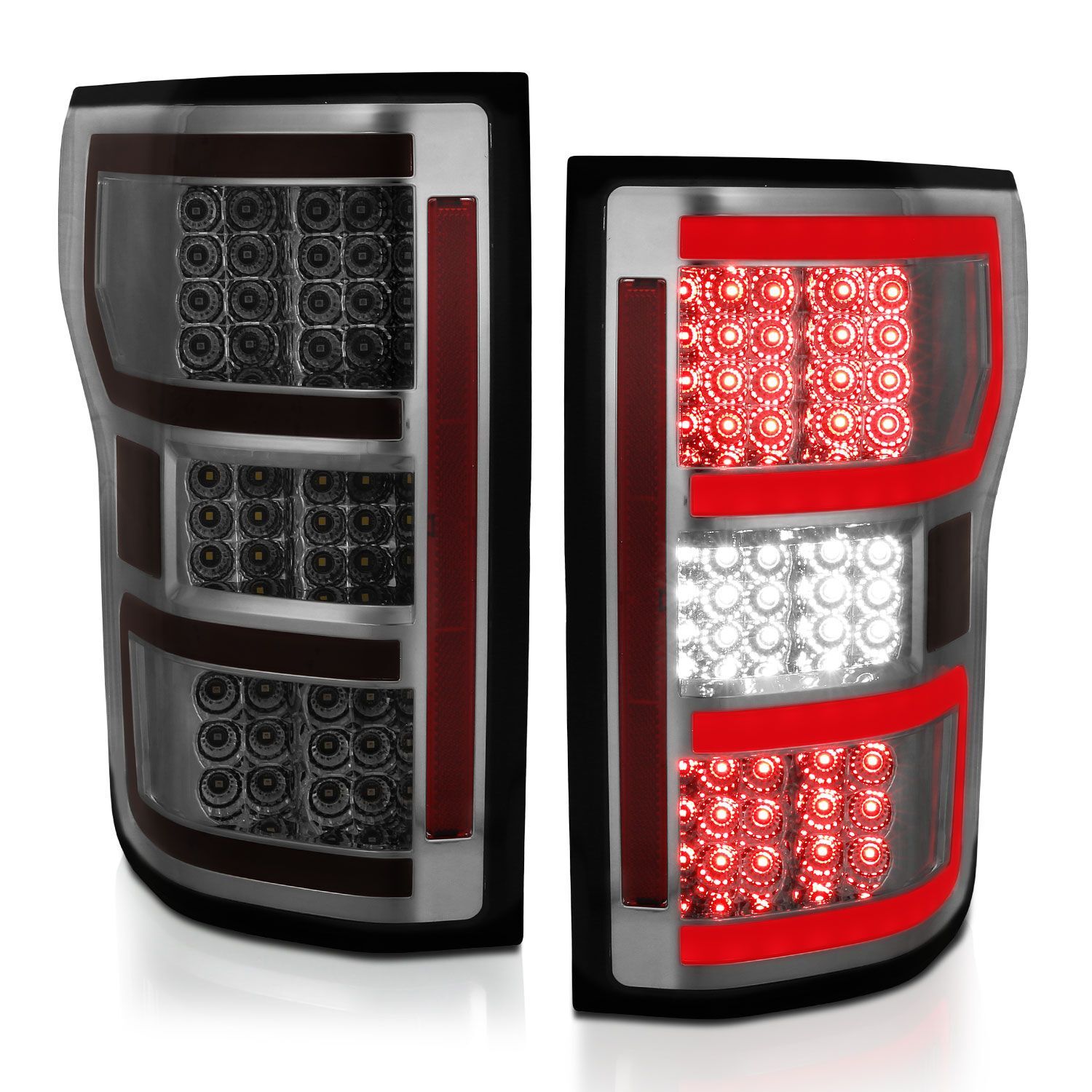 2018-2020 Ford F-150 Anzo LED Tail Lights Smoke - 321339