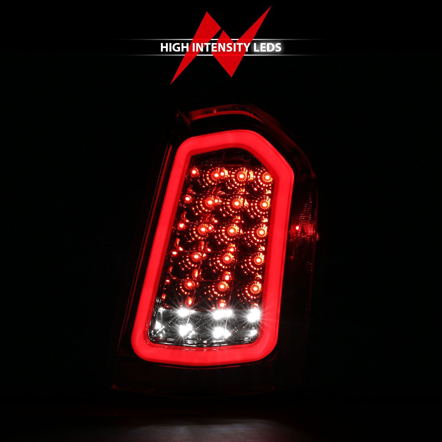 2011-2014 Chrysler 300 Anzo LED Tail Lights Chrome W/ Sequential