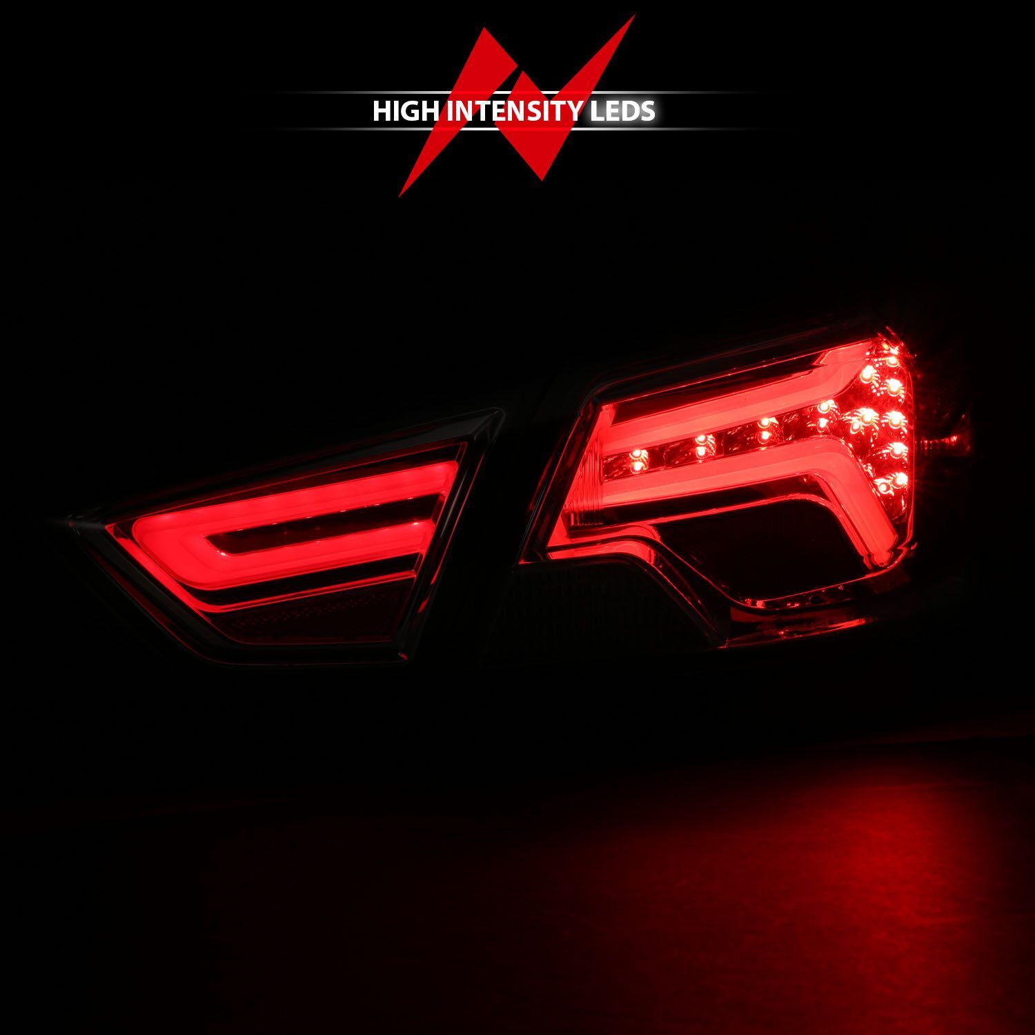 2014-2018 Chevrolet Impala Anzo LED Tail Lights Smoke