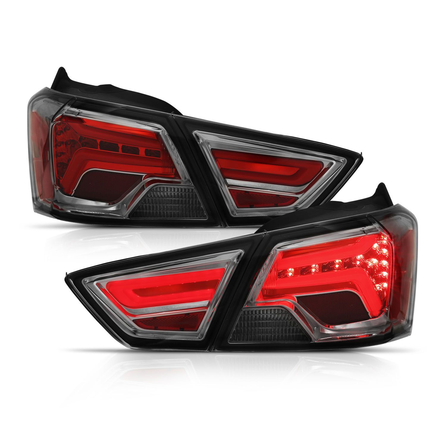 2014-2018 Chevrolet Impala Anzo LED Tail Lights Smoke - 321345