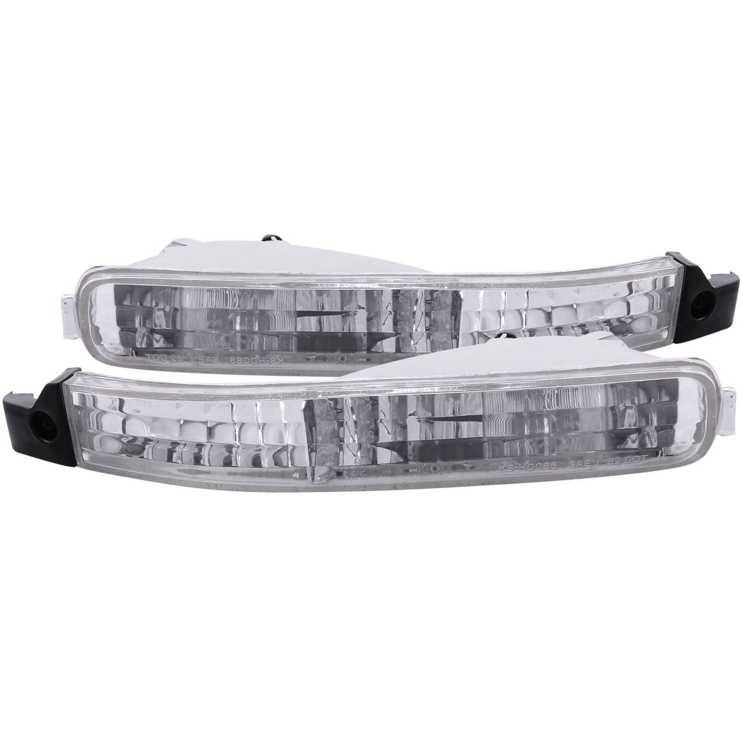 1992-1993 Honda Accord Anzo Euro Parking Lights Chrome - 511007
