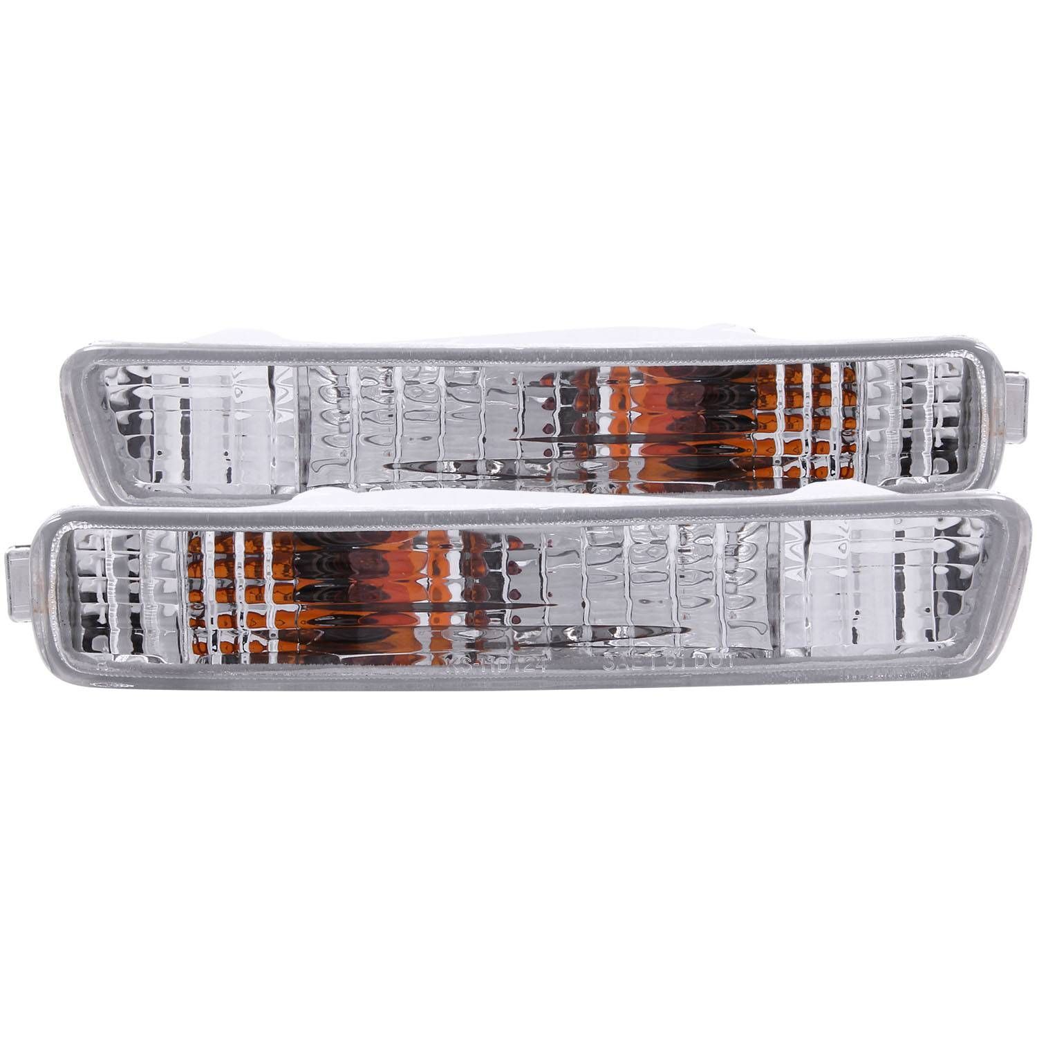1994-1995 Honda Accord Anzo Euro Parking Lights Chrome - 511008