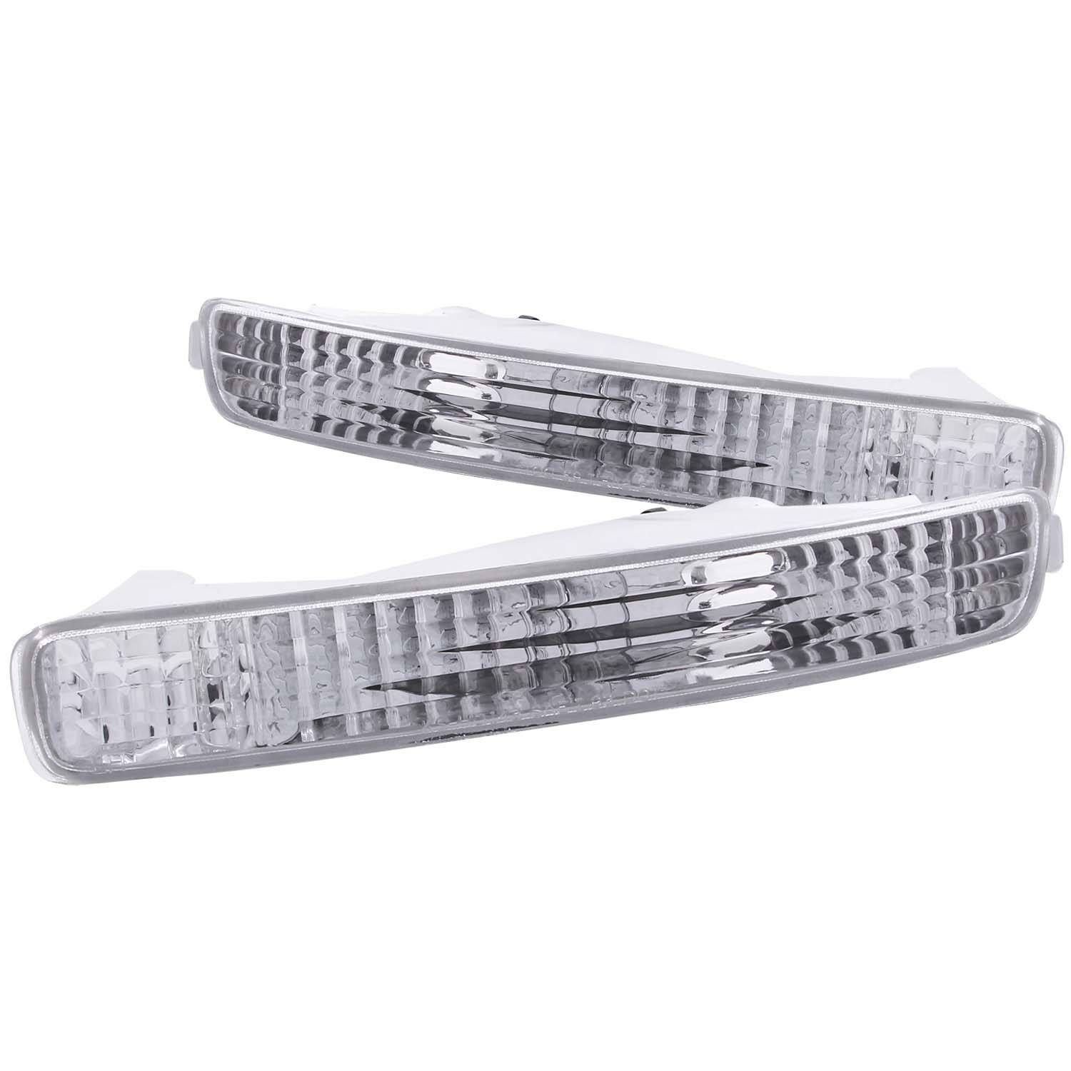 1996-1997 Honda Accord Anzo Euro Parking Lights Chrome - 511009