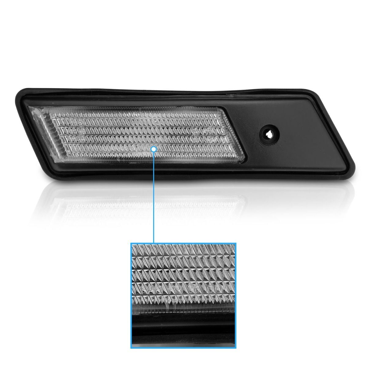 1995-1996 BMW 3-Series Anzo Side Marker Lights Clear