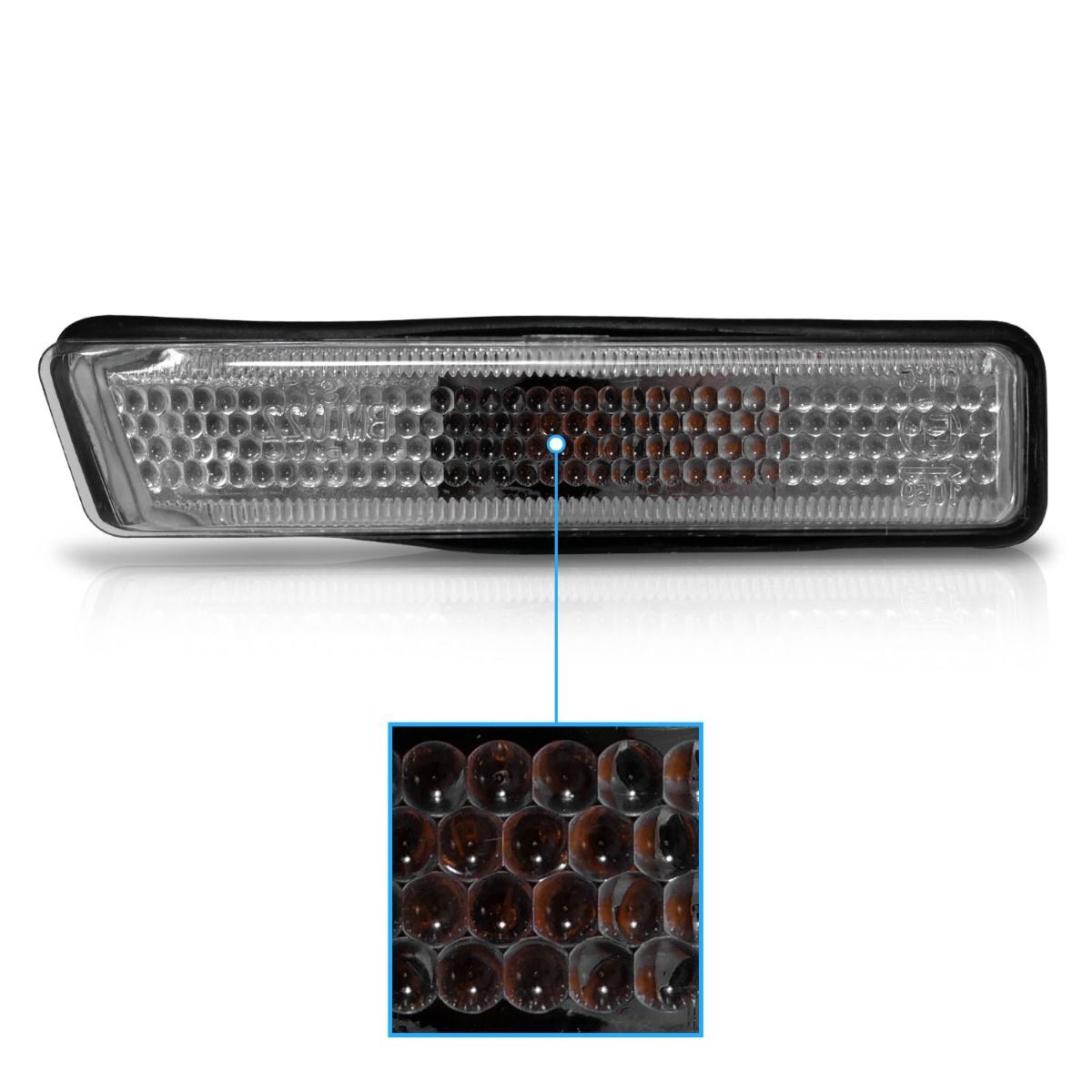 1997-1998 BMW 3-Series Anzo Side Marker Lights Clear