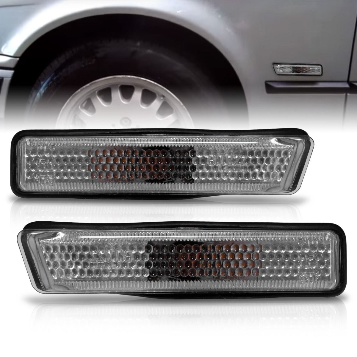 1997-1998 BMW 3-Series Anzo Side Marker Lights Clear - 511023