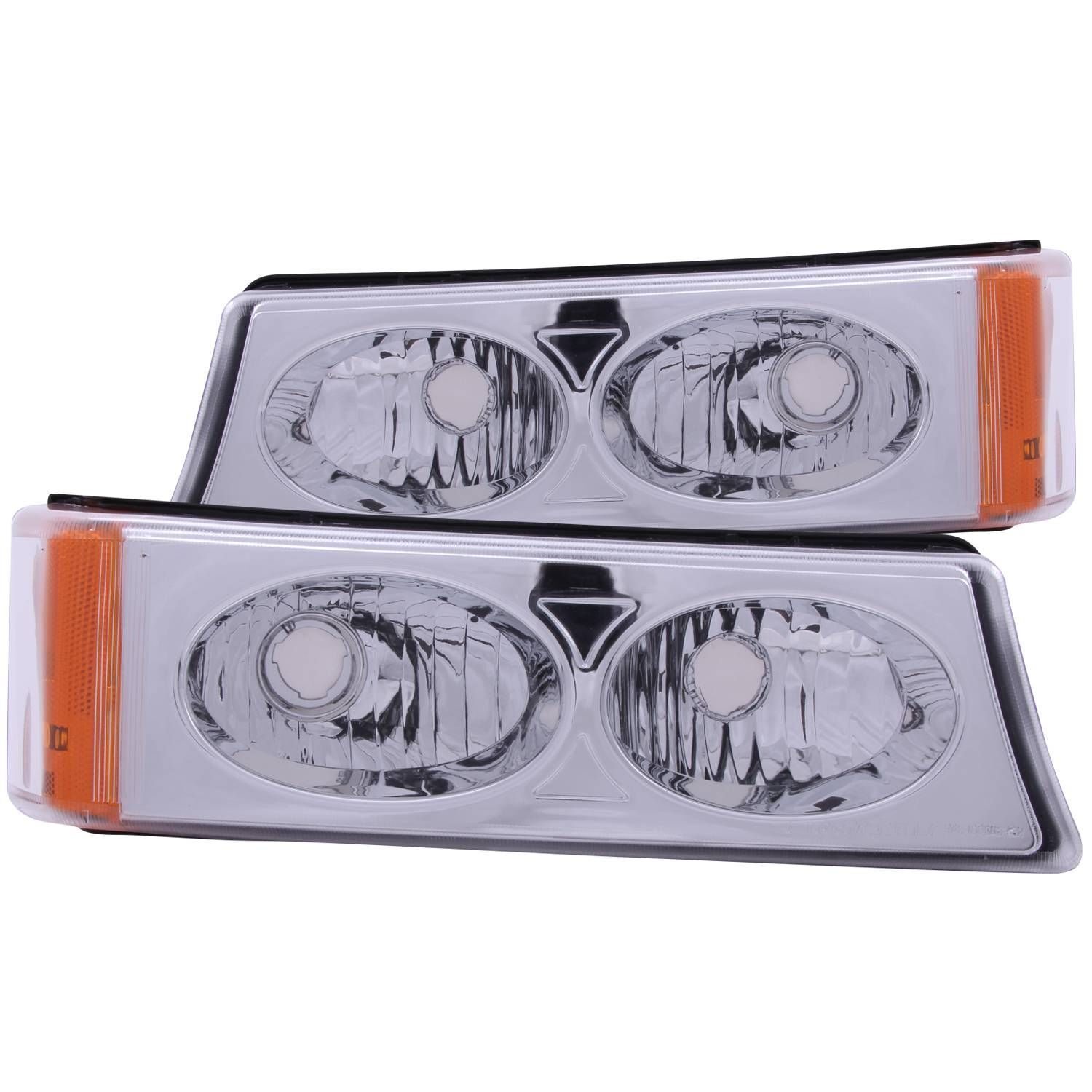 2003-2006 Chevrolet Avalanche/Silverado 1500/2500/3500 Anzo Euro Parking Lights Crystal - 511035
