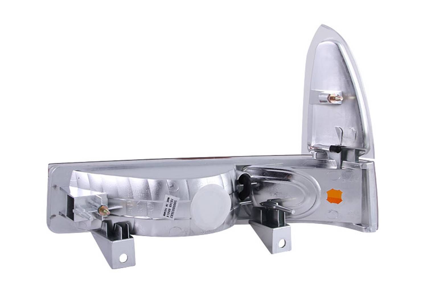 1999-2004 Ford Excursion/F-250/F-350/F-450 Super Duty Anzo Euro Parking Lights Chrome W/ Amber Reflector