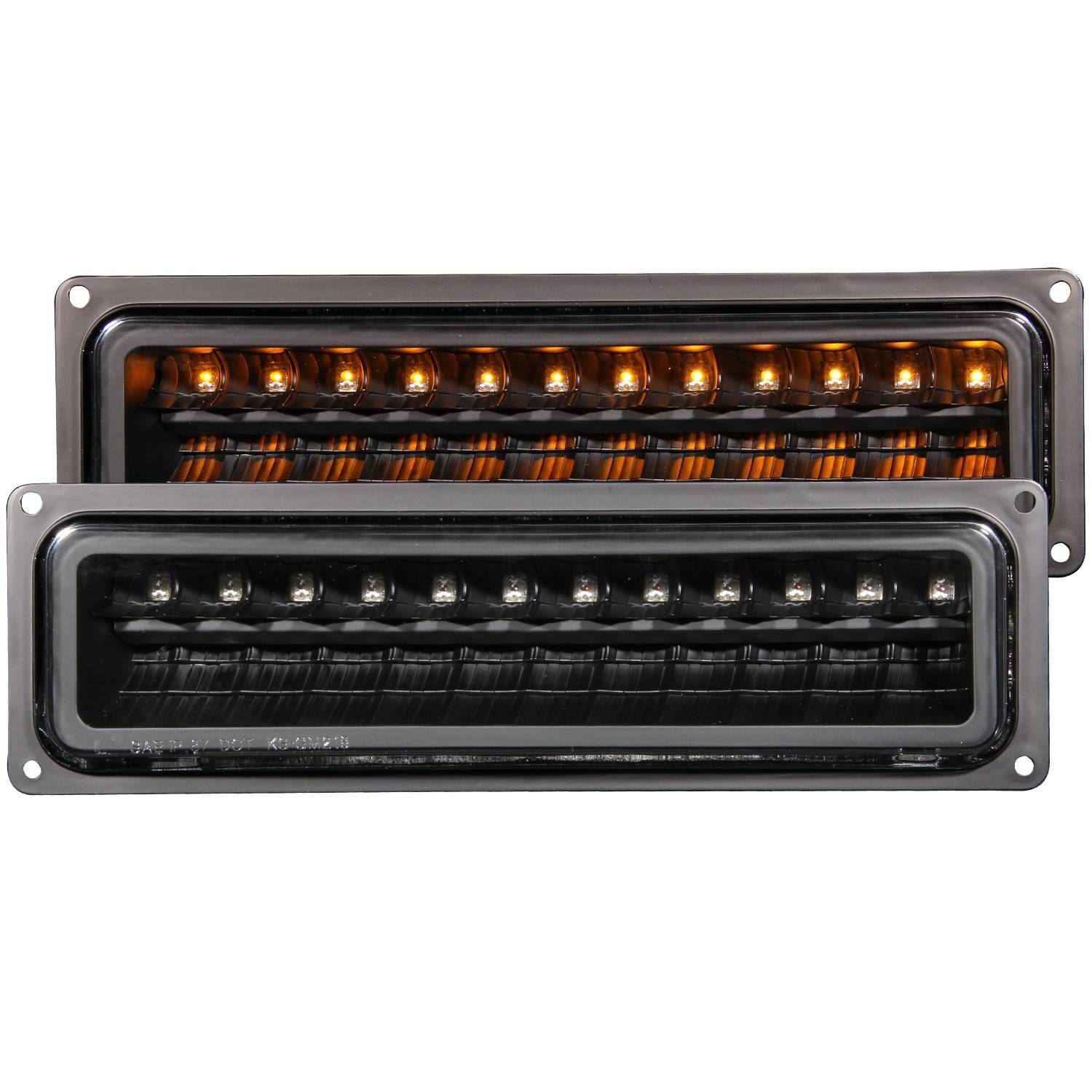 1988-2000 GMC Blazer Full Size/C1500/C2500/C3500/Suburban/Tahoe Anzo LED Parking Lights Black - 511050