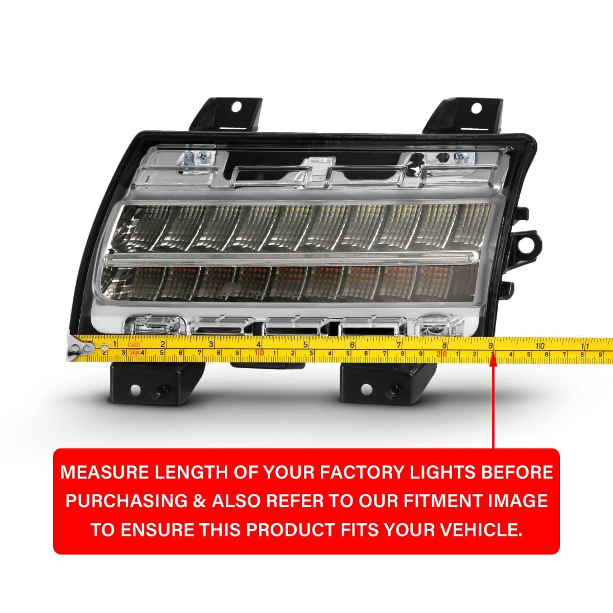 2018-2023 Jeep Gladiator/Wrangler Mojave/Overland/Rubicon JL Anzo LED Chrome Clear W/ Sequential Signal