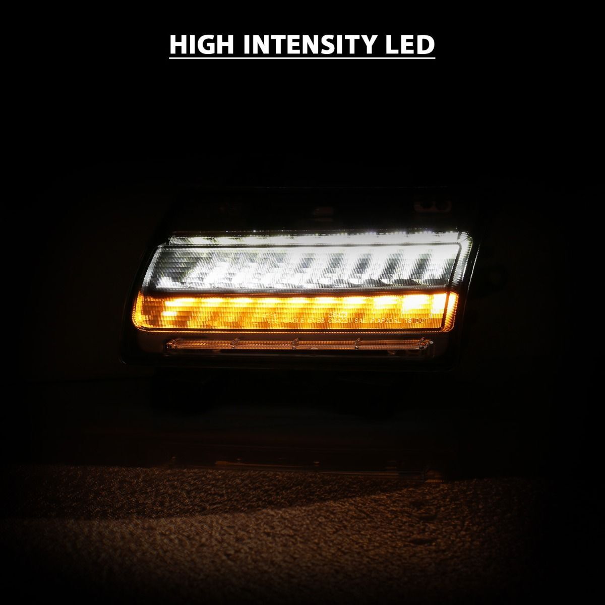 2018-2023 Jeep Gladiator/Wrangler Mojave/Overland/Rubicon JL Anzo LED Chrome Clear W/ Sequential Signal
