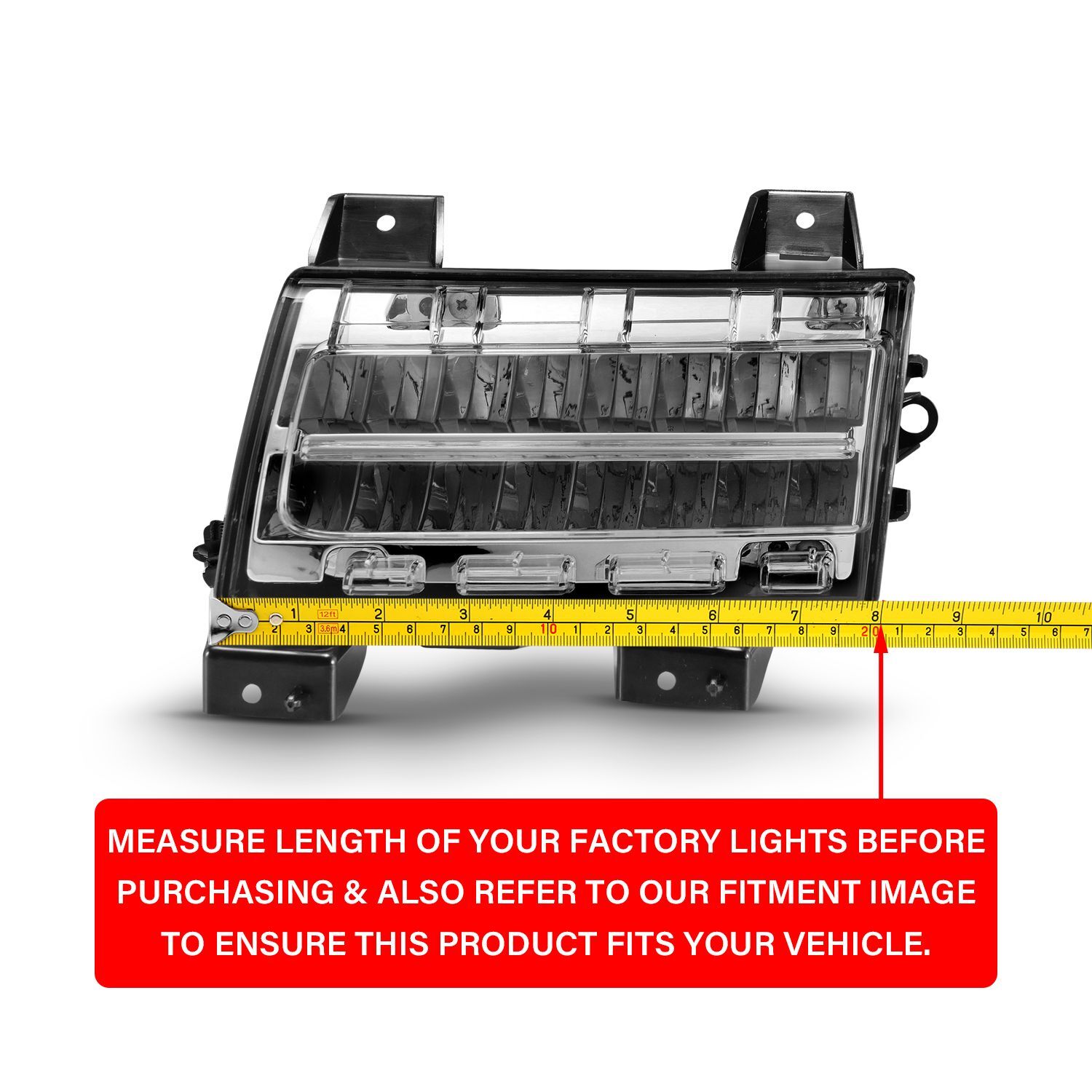2018-2023 Jeep Wrangler Sport/Sport S JL Anzo LED Side Markers Chrome Housing Smoke Lens W/ Sequential Signal
