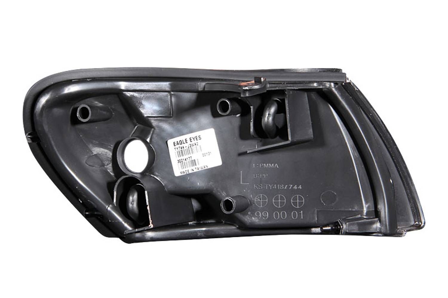 1993-1997 Toyota Corolla Anzo Euro Corner Lights Black W/ Amber Reflector