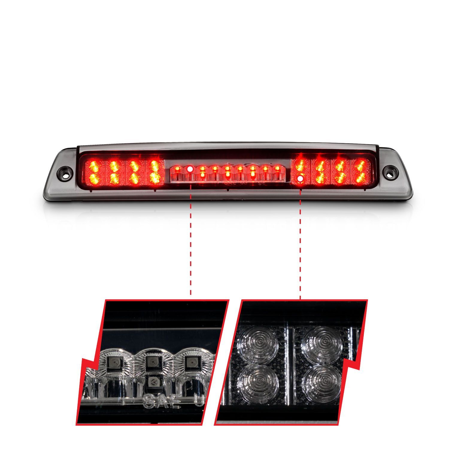 1994-2002 Dodge Ram 1500/2500/3500 Anzo LED 3rd Brake Light Smoke