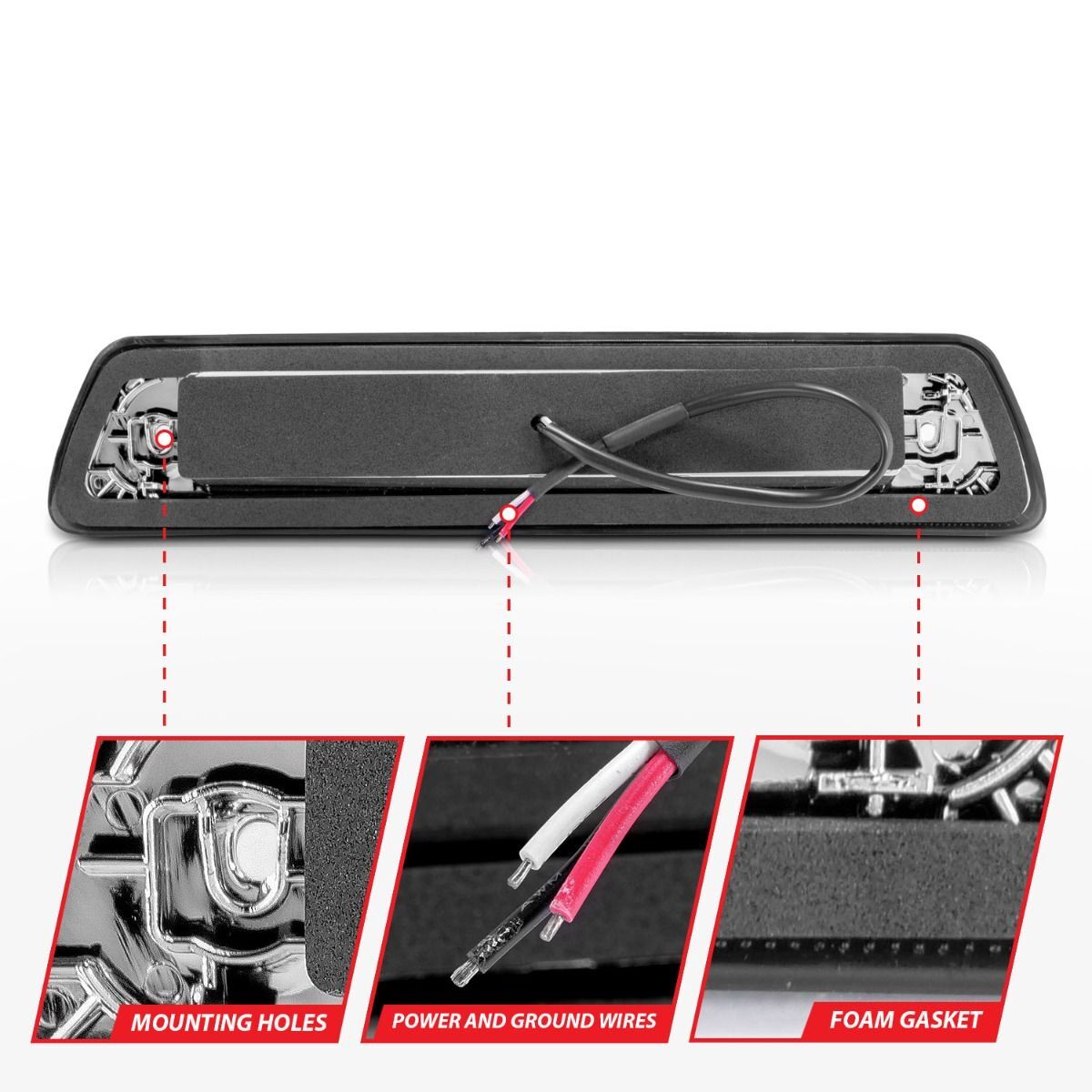 2009-2014 Ford F-150 Anzo LED 3rd Brake Light Smoke B - Series