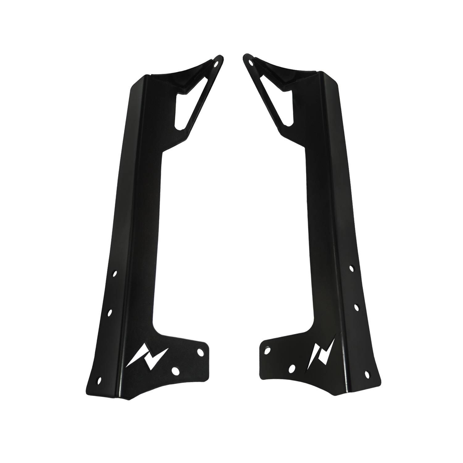 2007-2018 Jeep Wrangler JK Anzo LED Bar Windshield Mounting Brackets - 851033