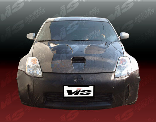 2003-2006 Nissan 350z Fuzion Carbon Fiber Hood by ViS Racing