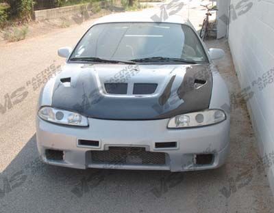 1995-1999 Mitsubishi Eclipse EVO Carbon Fiber Hood by ViS Racing