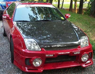 1997-2001 Honda Prelude OEM Carbon Fiber Hood by ViS Racing