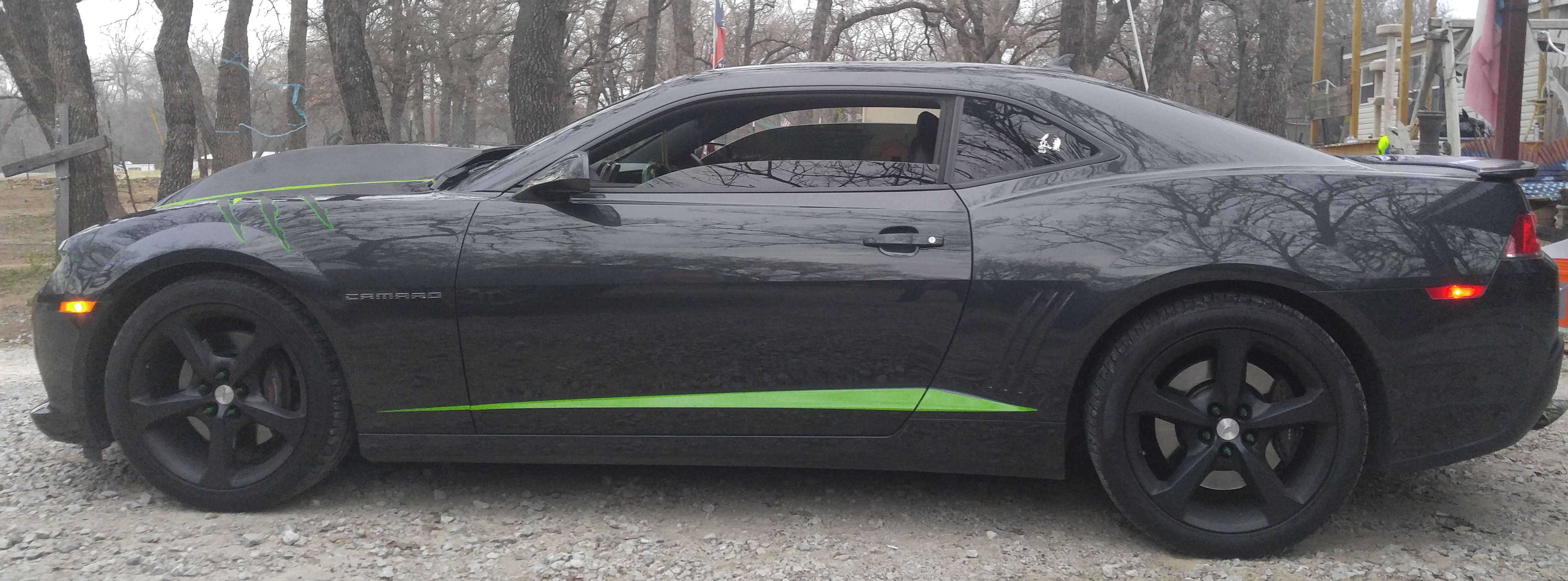 2010-2015 Chevy Camaro 5" Cowl Fiberglass Hood