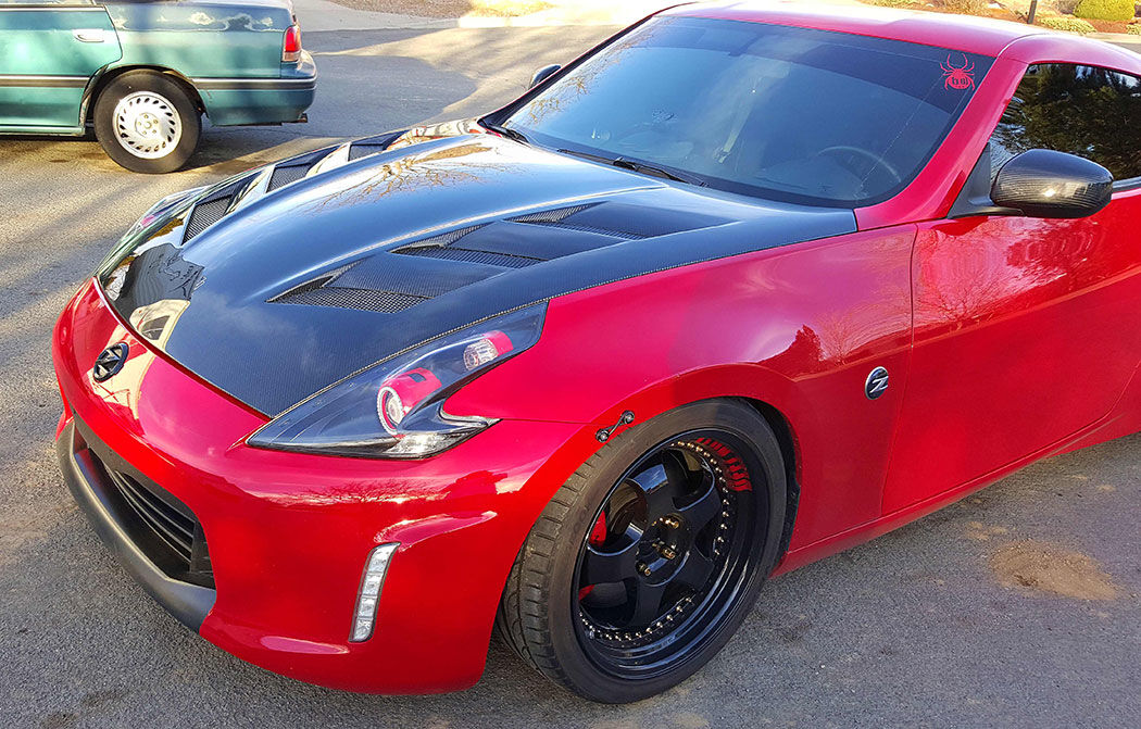 2009-2020 Nissan 370z AMS Carbon Fiber Hood by ViS Racing