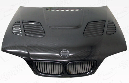 1999-2001 BMW 3-Series E46 4DR GTR Carbon Fiber Hood by ViS Racing - 99BME464DGT