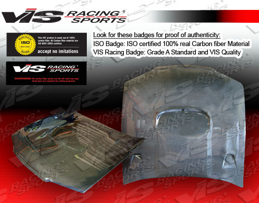 1999-2001 Nissan SKYLINE R34 GTR 2DR JS Carbon Fiber Hood by ViS Racing