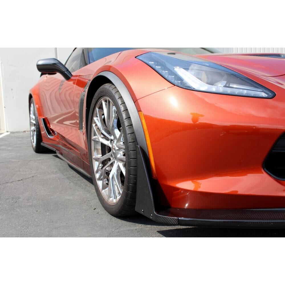 2015-2017 Chevy Corvette C7 Z06 APR Carbon Fiber Front Bumper Canards