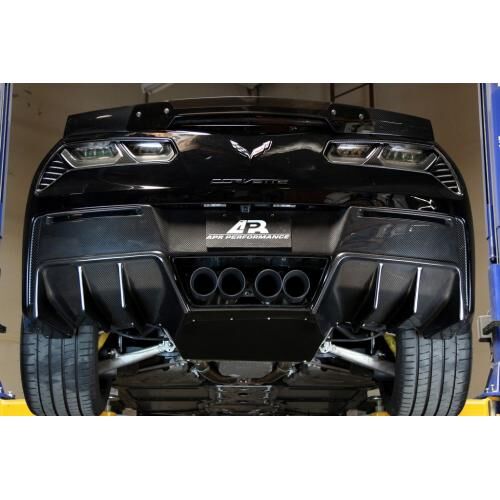 2014-2019 Chevy Corvette C7 APR Carbon Fiber Rear Diffuser With Undertray