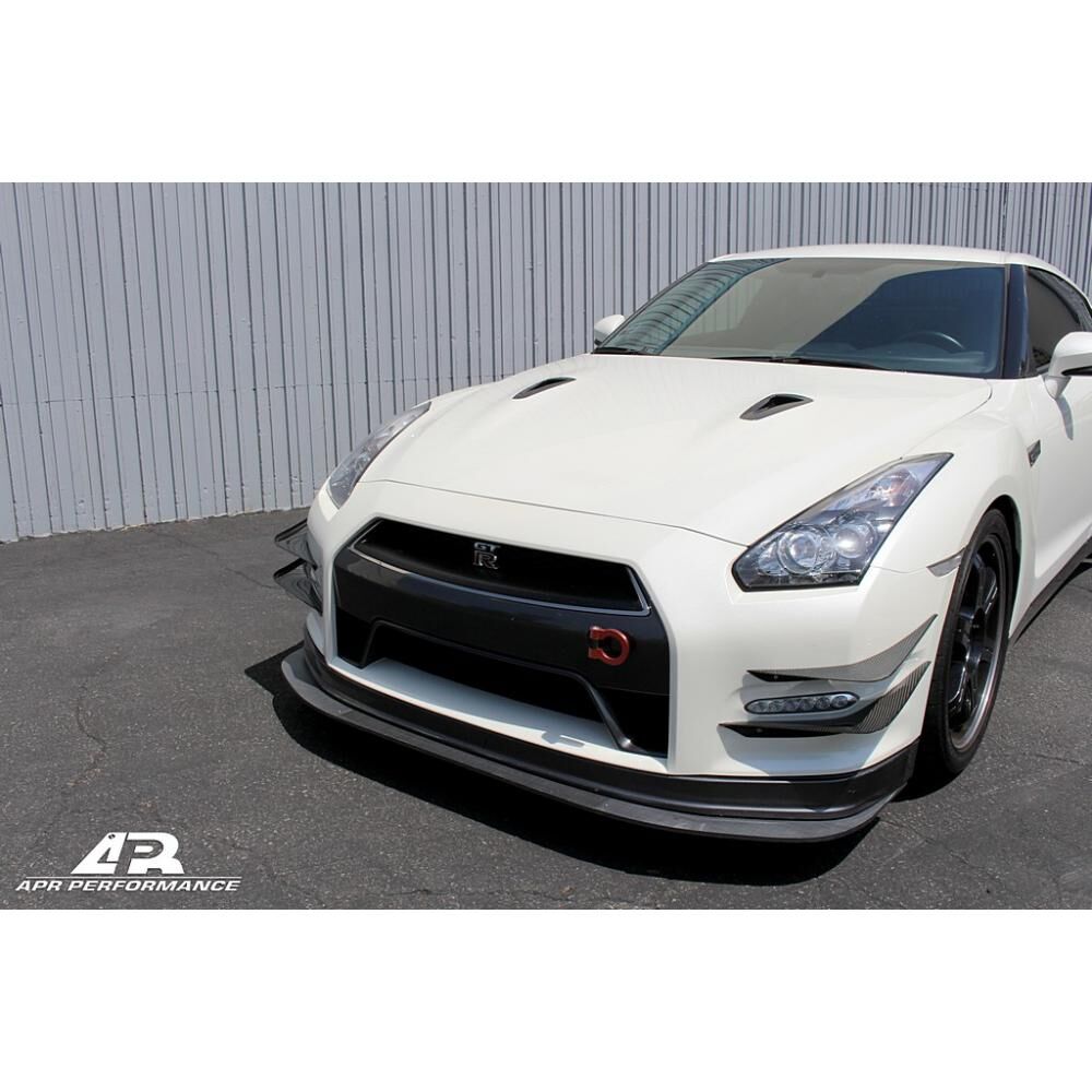 2012-2016 Nissan GTR APR Carbon Fiber Front Bumper Canards