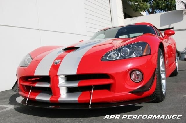 2003-2010 Dodge Viper APR Front Bumper Carbon Fiber Canard Set