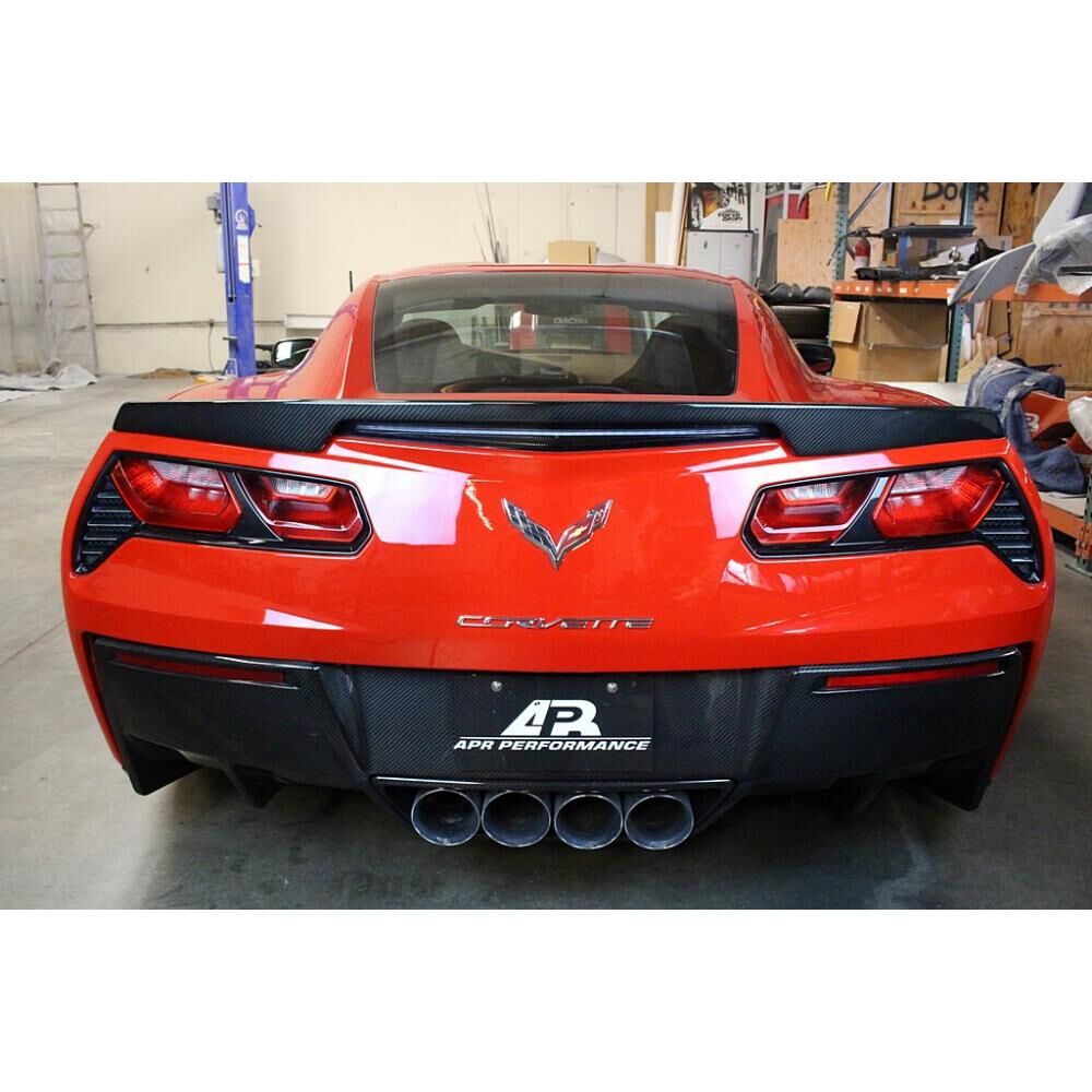 2014-2018 Chevy Corvette C7 APR Carbon Fiber Rear Spoiler Wing