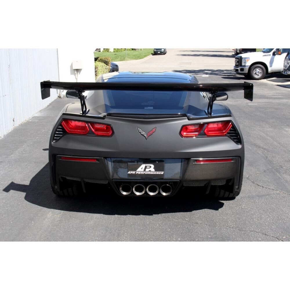 2014-2018 Chevy Corvette C7 APR GTC-500 Series Carbon Fiber Wing w/o Spoiler Delete