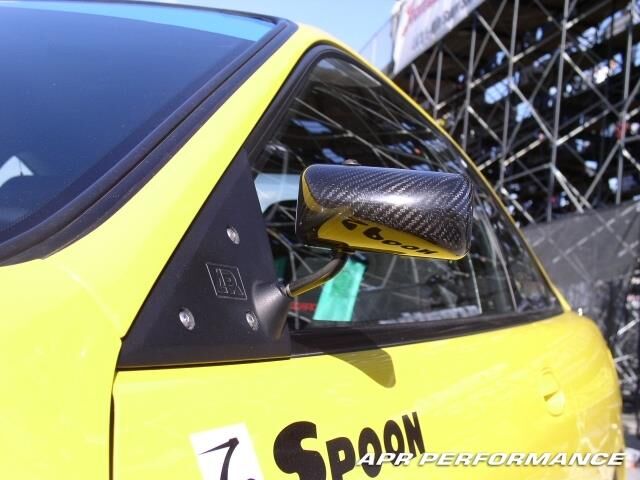 1994-2001 Acura Integra APR Formula 3 Carbon Fiber Mirror - Black