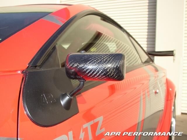 2000-2005 Toyota Celica APR Formula 3 Carbon Fiber Mirror - Black