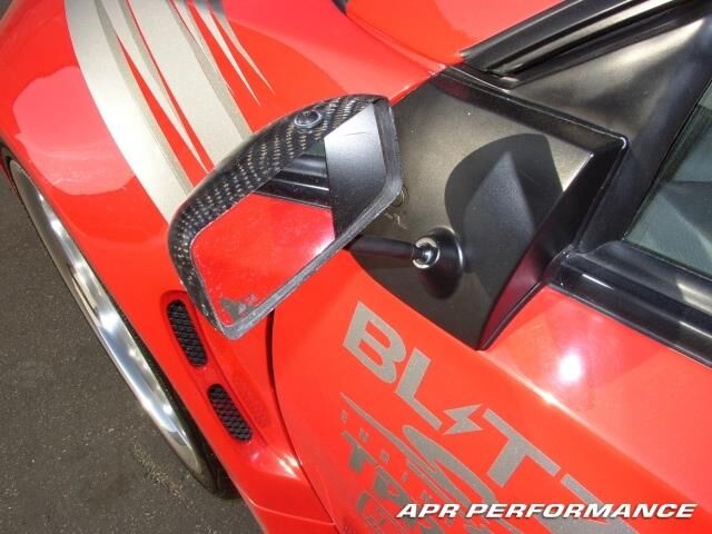 2000-2005 Toyota Celica APR Formula 3 Carbon Fiber Mirror - Black