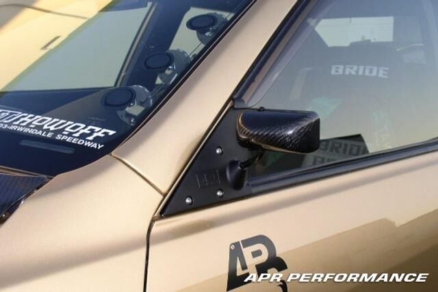 2000-2005 Lexus IS300 APR Formula 3 Carbon Fiber Mirror - Black