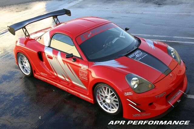 2000-2005 Toyota MR2 APR Formula 3 Carbon Fiber Mirror - Black