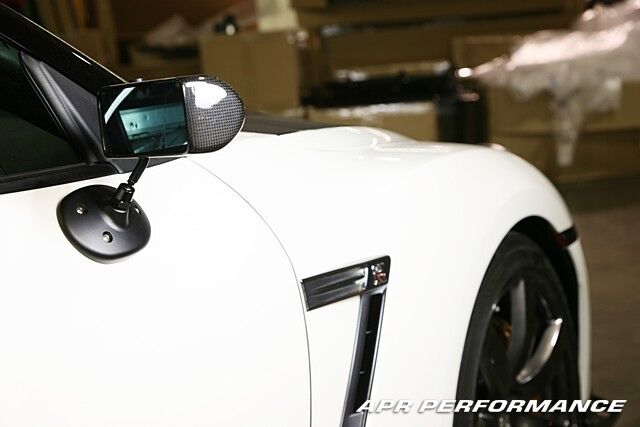 2009-2013 Nissan GTR R35 APR Formula 3 Carbon Fiber Mirror - Black