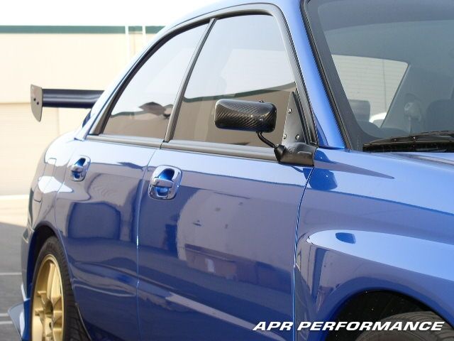2002-2007 Subaru WRX APR Formula 3 Carbon Fiber Mirror - Black