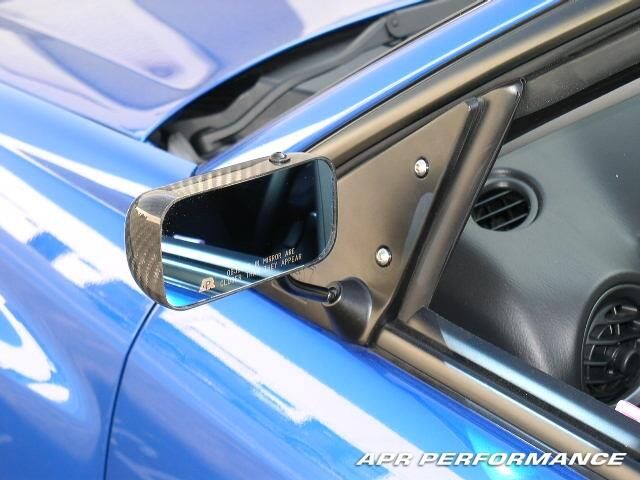 2002-2007 Subaru WRX APR Formula 3 Carbon Fiber Mirror - Black
