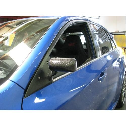 2008-2013 Subaru WRX APR Formula 3 Carbon Fiber Mirror - Black