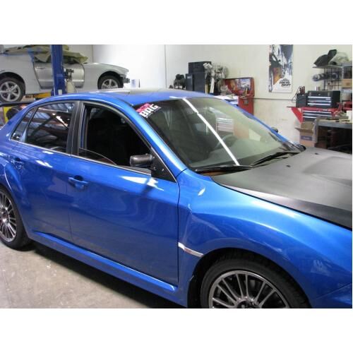2008-2013 Subaru WRX APR Formula 3 Carbon Fiber Mirror - Black