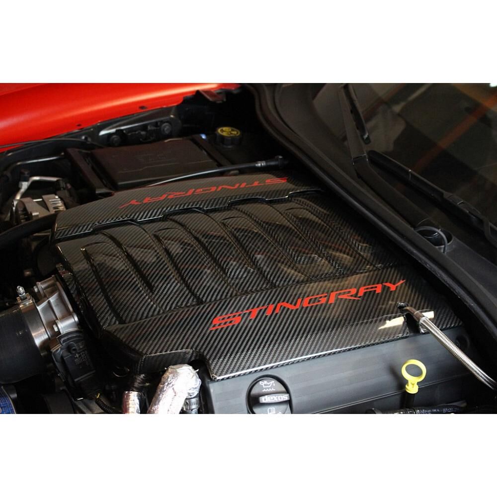 2014-2018 Chevy Corvette Stingray C7 APR Carbon Fiber Engine Cover