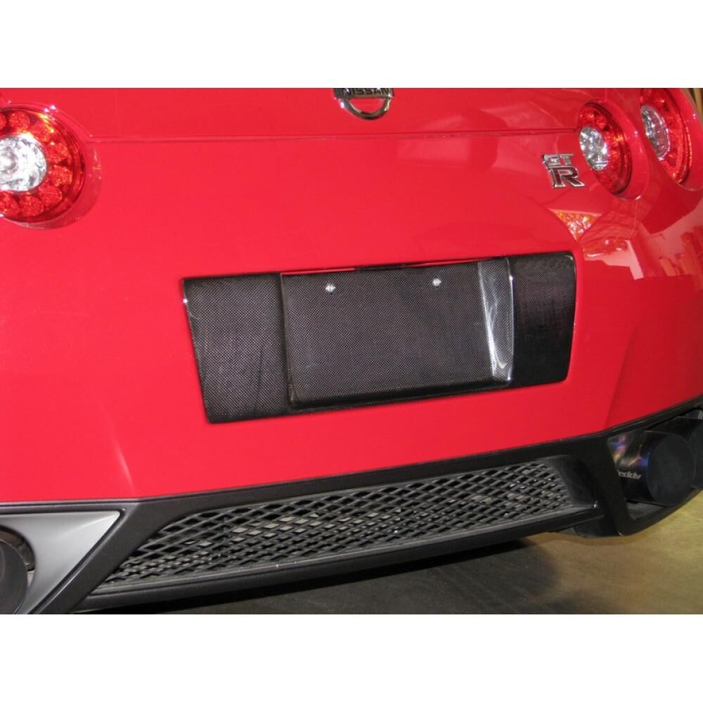 2008-2011 Nissan GTR APR Carbon Fiber License Plate Backing