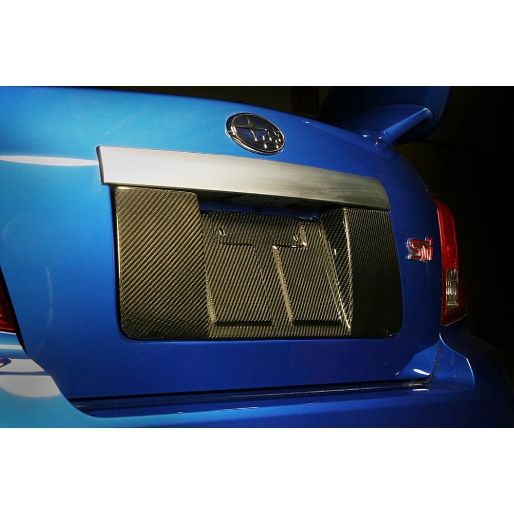 2008-2014 Subaru WRX & STI Sedan APR Carbon Fiber License Plate Backing