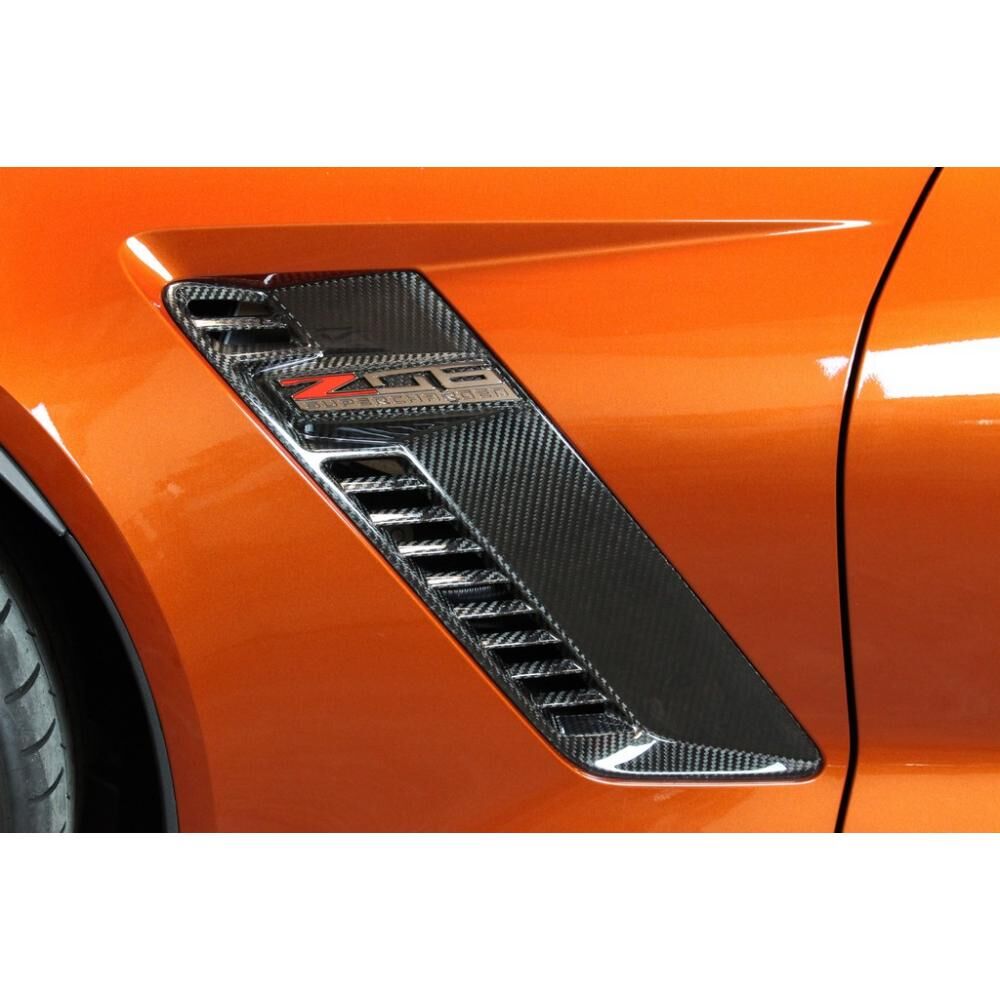 2015-2017 Chevy Corvette C7 Z06 APR Carbon Fiber Fender Vents