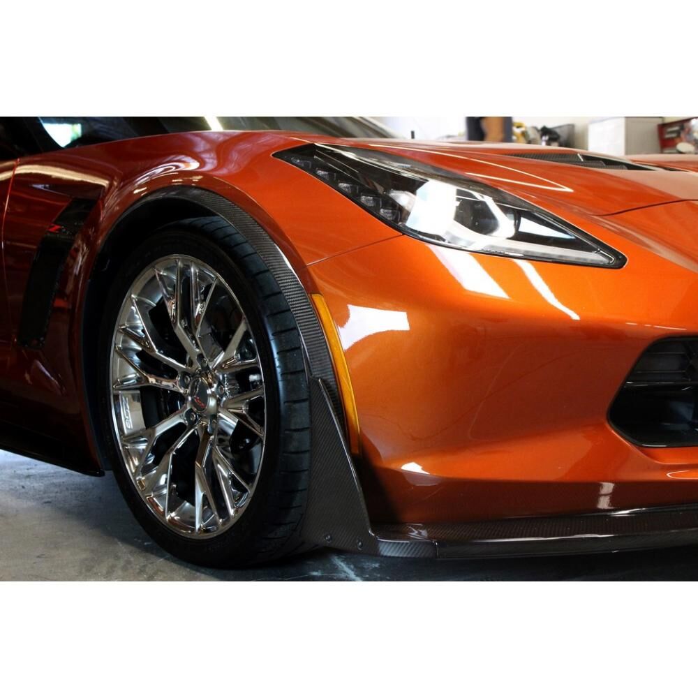 2015-2017 Chevy Corvette C7 Z06 APR Carbon Fiber Wheel Arch Moldings
